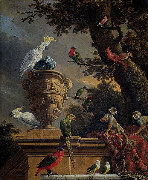 Melchior de Hondecoeter The Menagerie